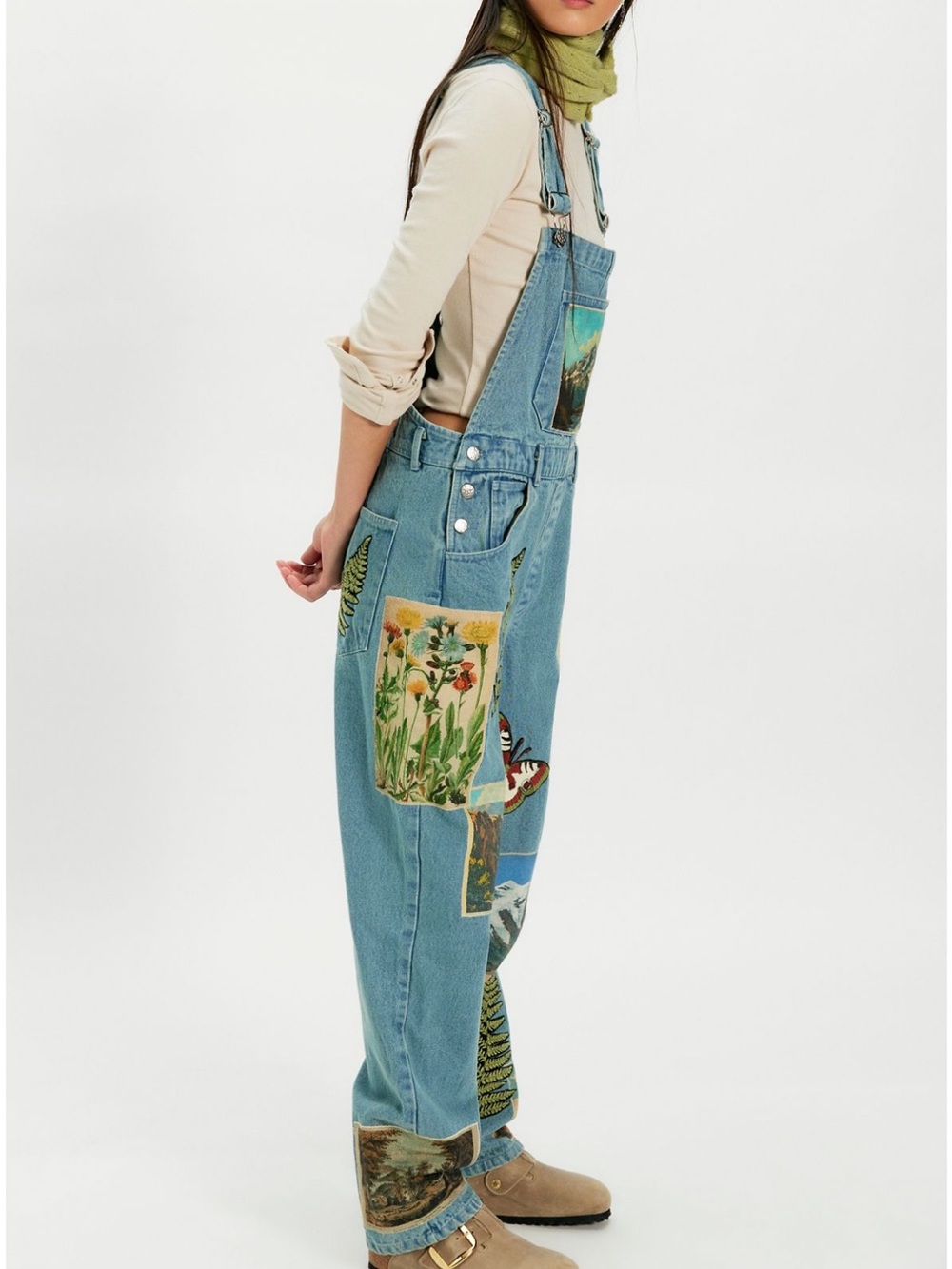 DENIM AND BONE ROAD TRIP OVERALLS INDIGO - Picture 3 of 4